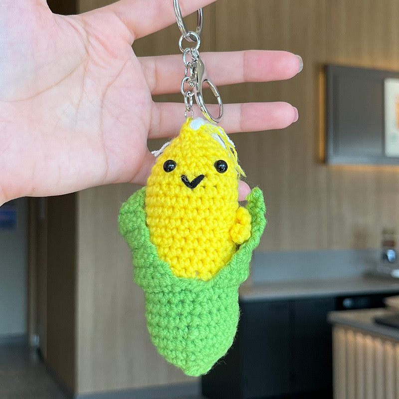 Smiling Fruit Keychains